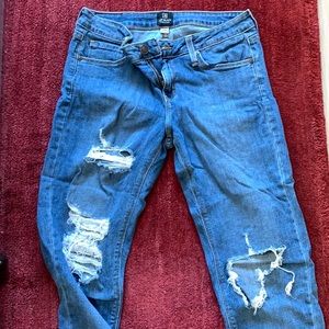 Just black blue jeans